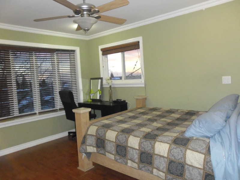 upstairs master bedroom/private bath near Royal Oak Skytrain Room