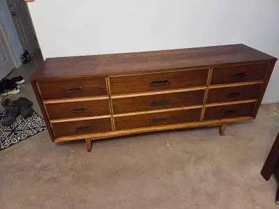 mid century walnut credenza, View more