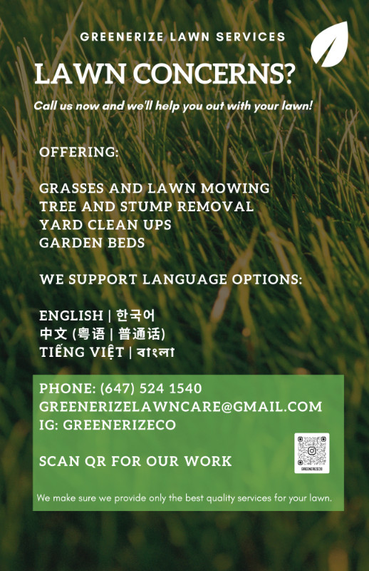Clean up | Hedges | Tree Services | Lawn care in Lawn, Tree Maintenance & Eavestrough in City of Toronto - Image 2
