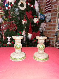 For Sale Pair Of Wiccan Taper Candle Holders 
