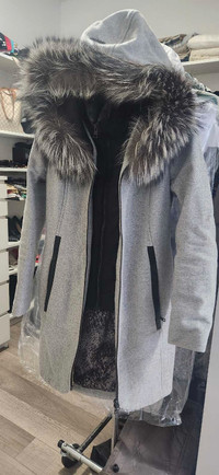 Women's Fox Fur Winter Coat