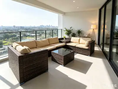 8 PC Outdoor Patio Set with Storage box, View more