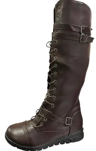 Women's Knee High Boots, Brown, Size 8, View more
