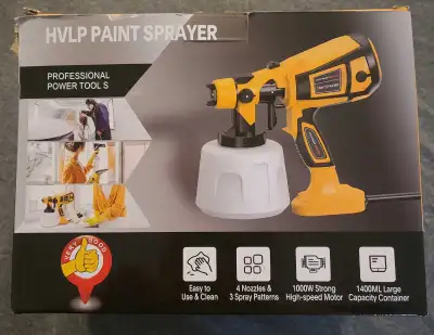 High Pressure Spray Paint Gun with 4 Nozzels-Yellow, View more