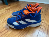 Adidas kids basketball shoes, size 5