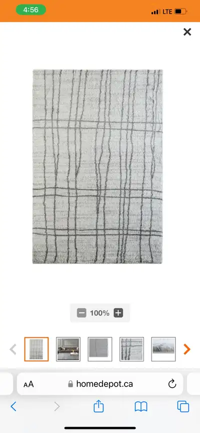 Lanart Rug Anya Grey 8 ft. X 10 ft. Indoor Area Rug SHAG RUG, View more