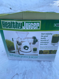 Wheatgrass juicer