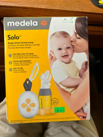 NEW MEDELA SOLO SINGLE ELEC BREAST PUMPNEW IN THE BOX, View more