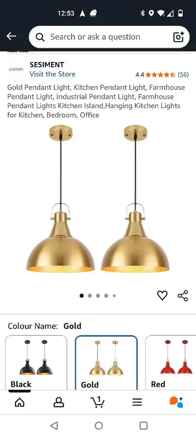 gold pendant lights, View more