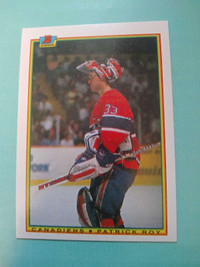 Topps Bowman Patrick Roy NHL hockey trading card in like new con