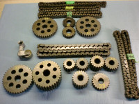 90's Polaris gears and chains 13 and 11 bar wide per set