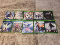Assorted xbox one games