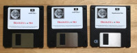 Lot of 3 Apple Macintosh Floppy Disks 3.5", 1995 DRAMATICA PRO,