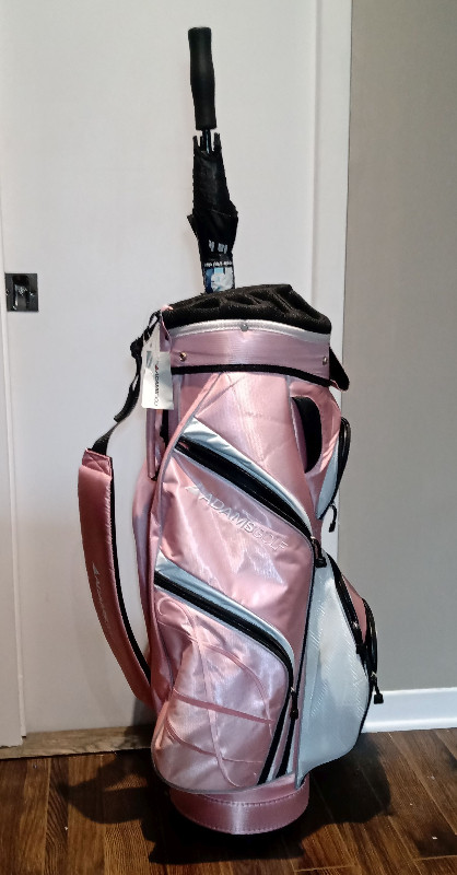 Adams "Blush" a7OS 14 pc Golf bag + Umbrella (No clubs) dans Golf  à Ouest de l’Île