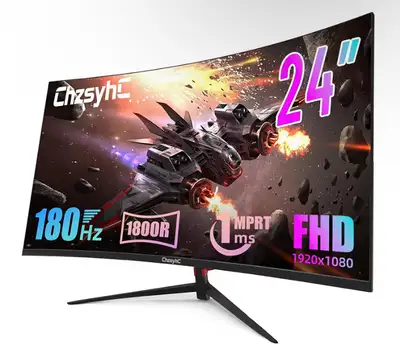 24 Inch Curved 180Hz Gaming Monitor, 1800R Curved Gaming Monitor, View more
