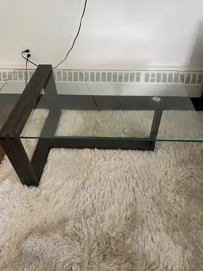 Stylish Glass Top Coffee Table, View more