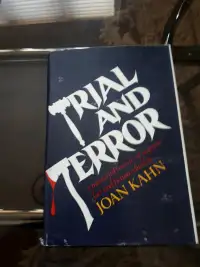 Trial and terror by joan kahn hardcover book 1973