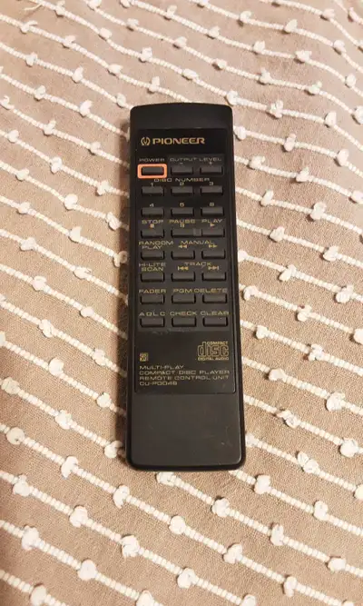 Original PIONEER 6-DISC Multi Play Changer Remote, View more