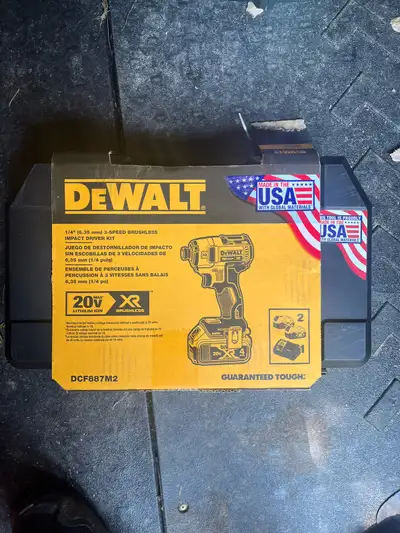 Dewalt impact driver dcf887, View more