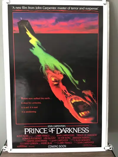 John Carpenter’s “Prince Of Darkness” (1987) Original Movie Poster 27x41 One Sheet Rolled/NM Check o...