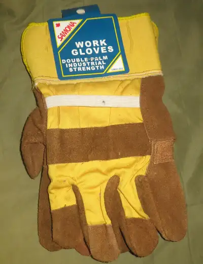 Outdoor Work / Winter Gloves Brand New Samona Leather Palm, View more