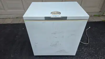 Chest Freezer by Danby - works great, but rough condition, View more