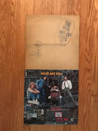 THE WHO - 2 CLASSIC ROCK RECORD ALBUMS, View more