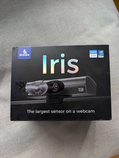 I'm selling a NexiGo Iris webcam, which boasts the largest sensor on a webcam for exceptional image...