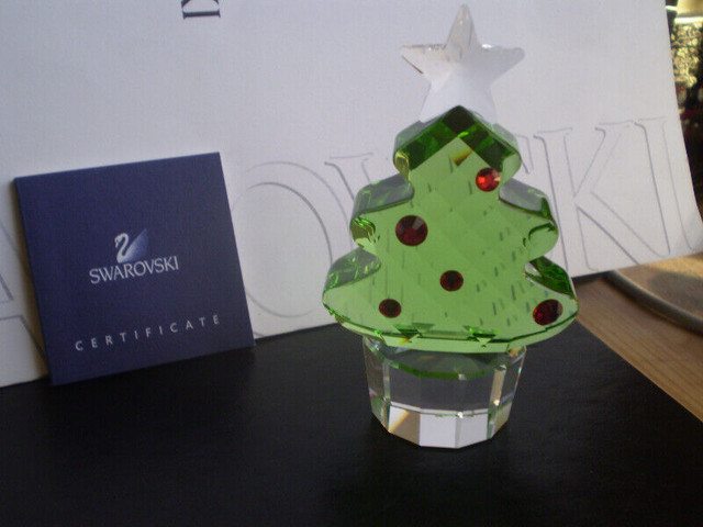 Swarovski Crystal Figurine - " Felix Christmas Tree "-#9400NR109 in Arts & Collectibles in Kitchener / Waterloo