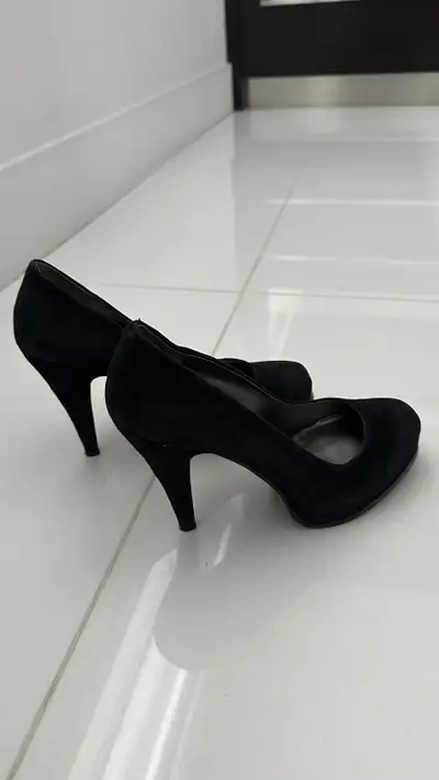 Nine West Shoes Black suede souliers femmes, View more
