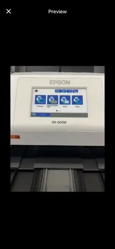 Epson RapidReceipt RR-600W Wireless Scanner, View more