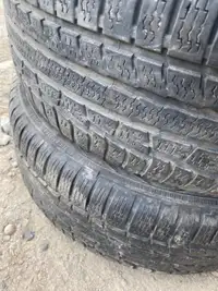Two Nokian WRG3 225/55R17 tires