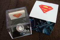 Piece de monnaie 2013, Superman Canada 1/4 oz $10 Fine Silver