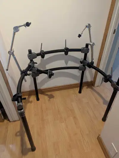 Roland large drum Rack with optional internal cable routing, View more