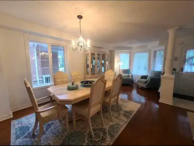 Dining table and Hutch set, View more