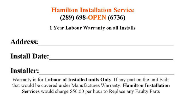Professionally Installed Garage Door Opener $89.95 in Garage Door in Hamilton - Image 4