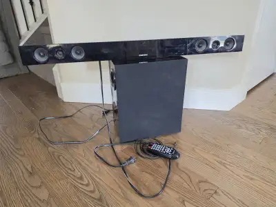 Samsung HW-H450 Sound Bar / Wireless Subwoofer PS-WF450, View more