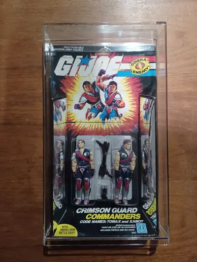 Crimson Guard Commanders GIJOE Vintage 3.75 Figure 1985 MOC, View more
