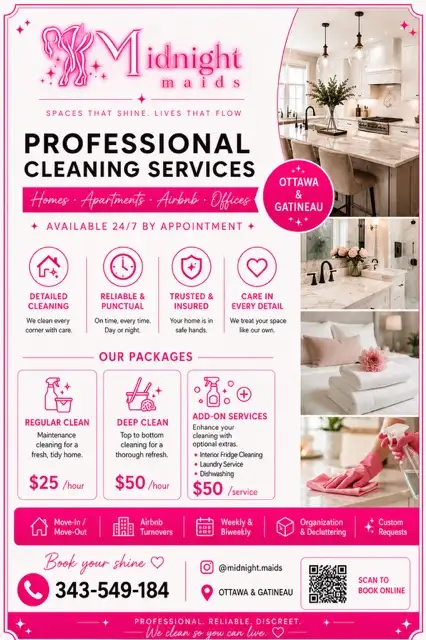 Midnight Maids - Cleaning