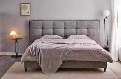 This queen size bed frame and mattress offer both comfort and style, perfect for upgrading your bedr...