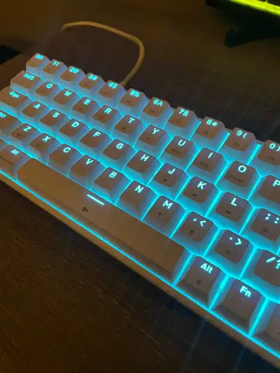 White Gaming keyboard READ DESC, View more
