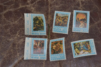 Stamps: Panama 1967 Paintings. Mint NH. Scott 476-476E.