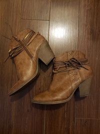 Cowboy style ankle Boots