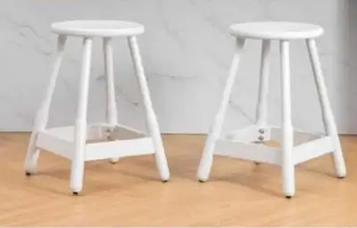 24 Inch Bar Stools with Round Seat 2pc - New in box, View more