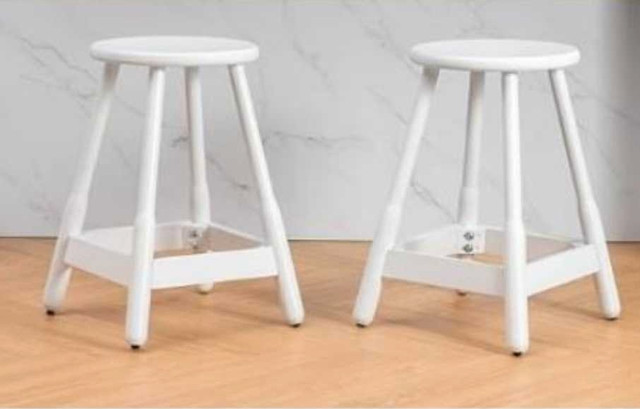 24 Inch Bar Stools with Round Seat 2pc - New in box in Chairs & Recliners in Mississauga / Peel Region