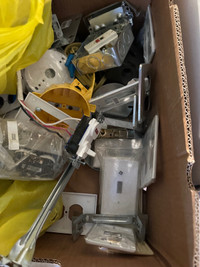 Big box full of electrical supplies 