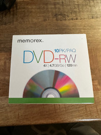 10 pack DVD-RW