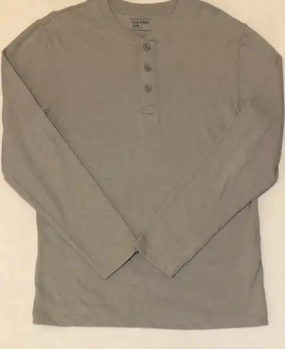Old Navy Vintage Henley Long Sleeve Shirt size medium, View more