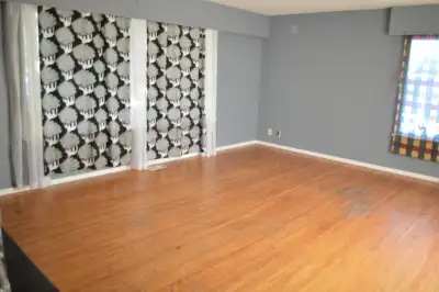 Large living area, kitchen, dining area and bathroom. Two bed rooms, sundeck and hardwood floor. Cen...
