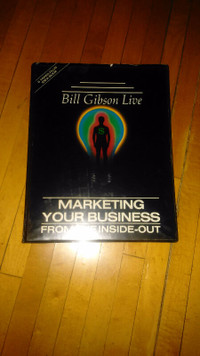 4 tapes and book. Marketing your business